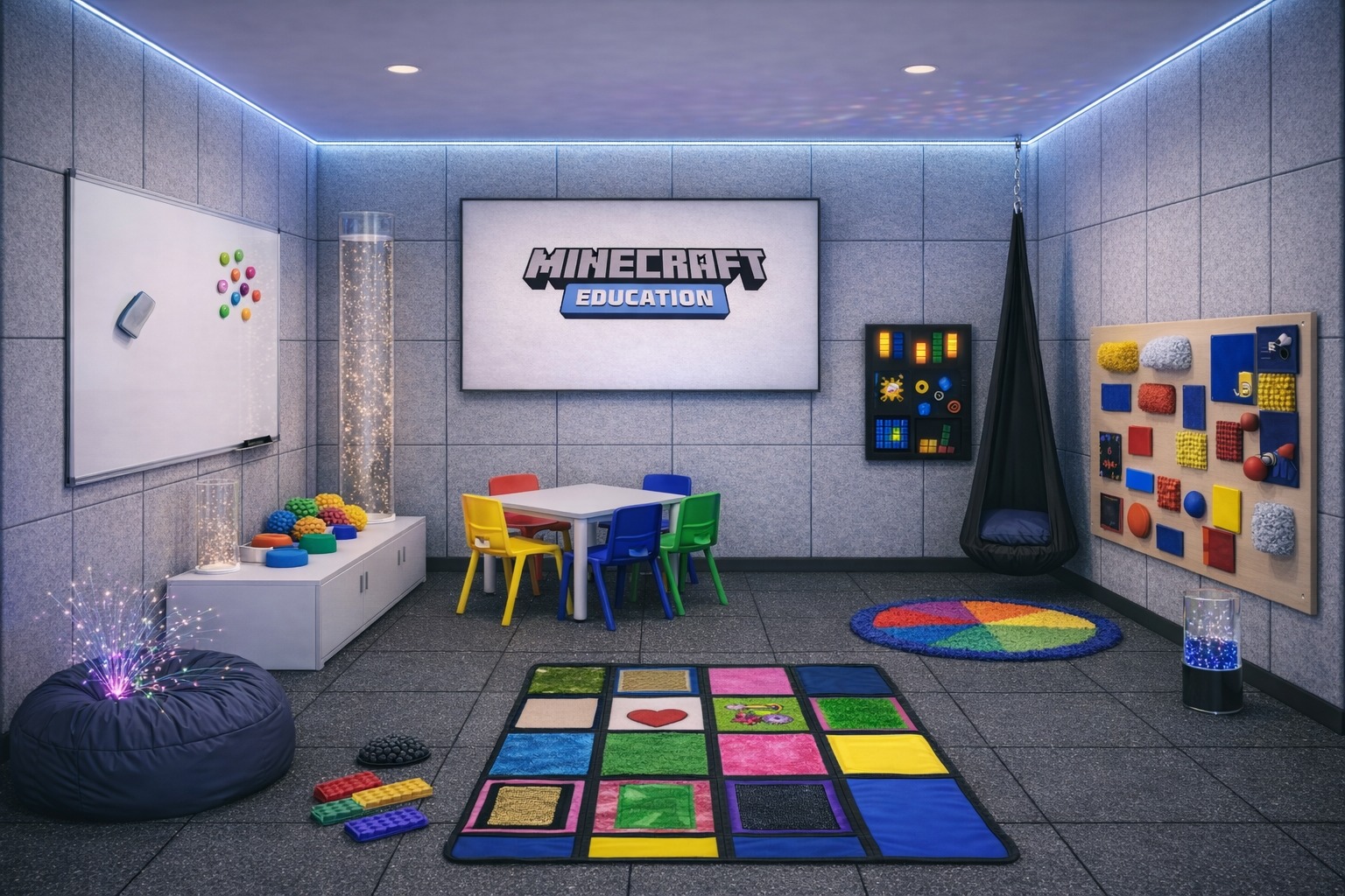 Interior da Cabine Mind Space